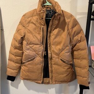 NILS Women's Brown Puffer Jacket